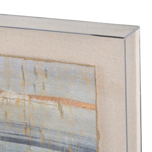 Quiet Horizon I Framed Abstract Canvas - OL