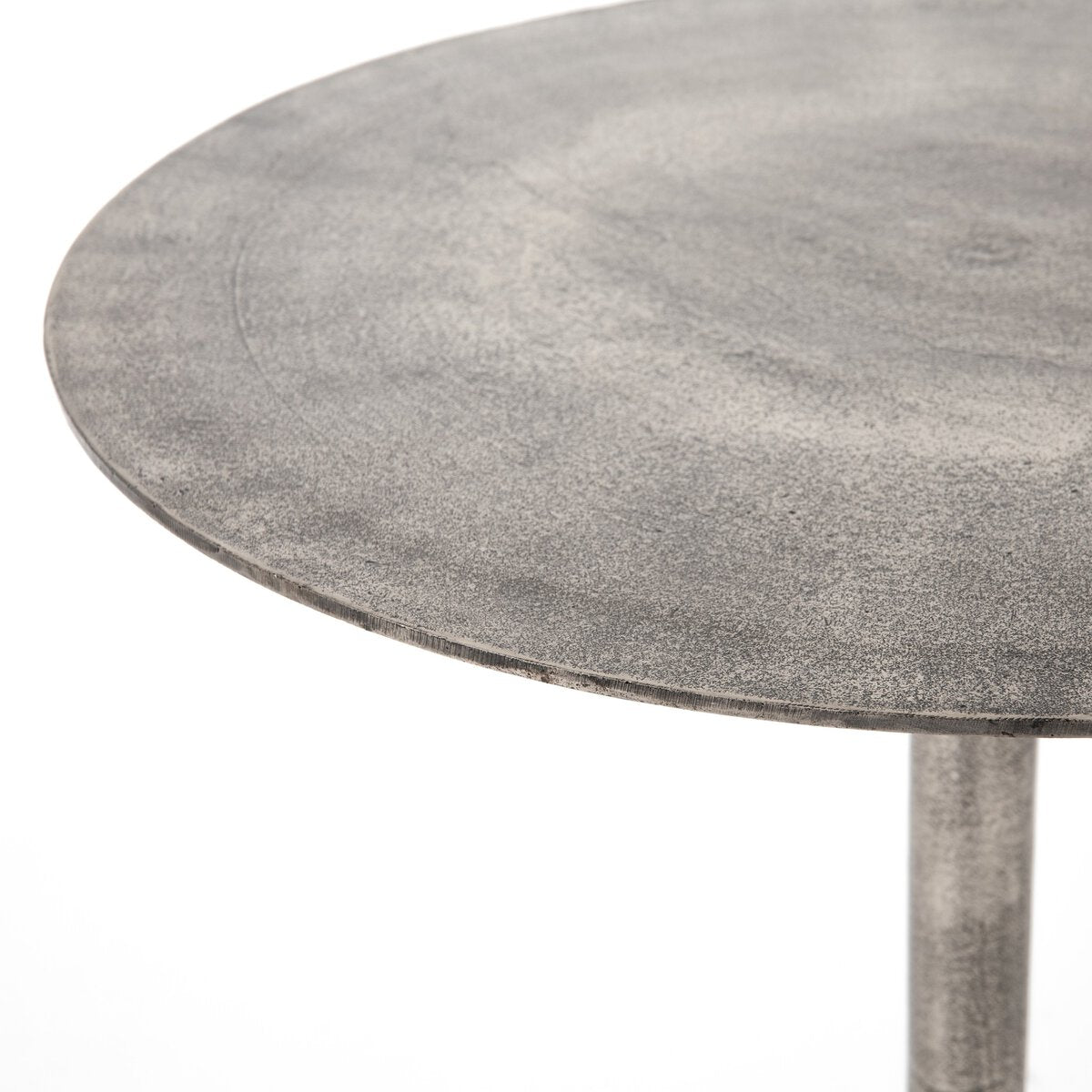 Simone Counter Table Raw Antique Nickel OL