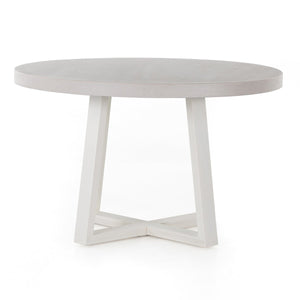 Cyrus 48" Outdoor Round Dining Table Natural Sand OL