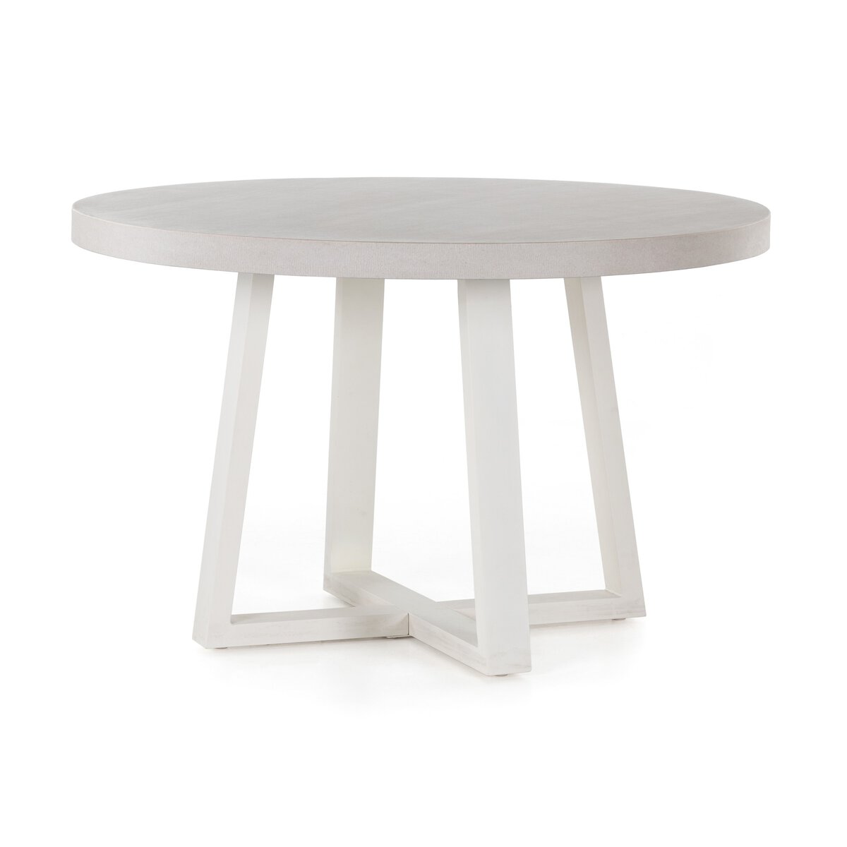Cyrus 48" Outdoor Round Dining Table Natural Sand OL