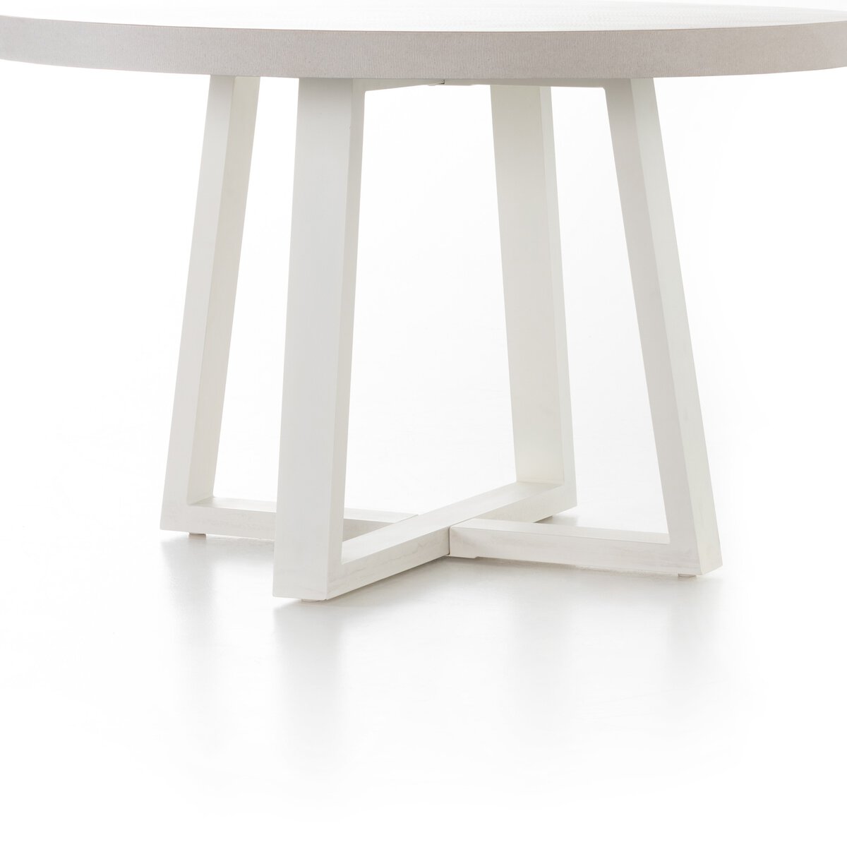 Cyrus 48" Outdoor Round Dining Table Natural Sand OL
