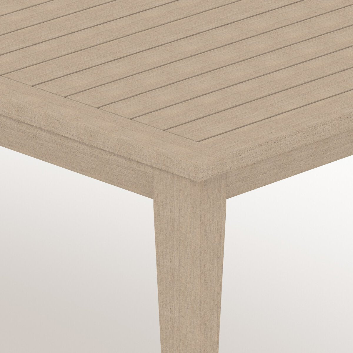 Sherwood Outdoor Dining Table Washed Brown-FSC OL