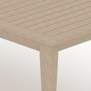 Sherwood Outdoor Dining Table Washed Brown-FSC OL