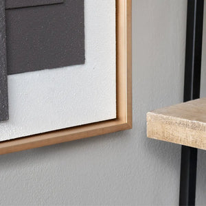Sculpted Geometry Framed Wall Art - OL