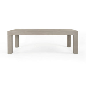 Sonora Outdoor Dining Table Weathered Grey OL