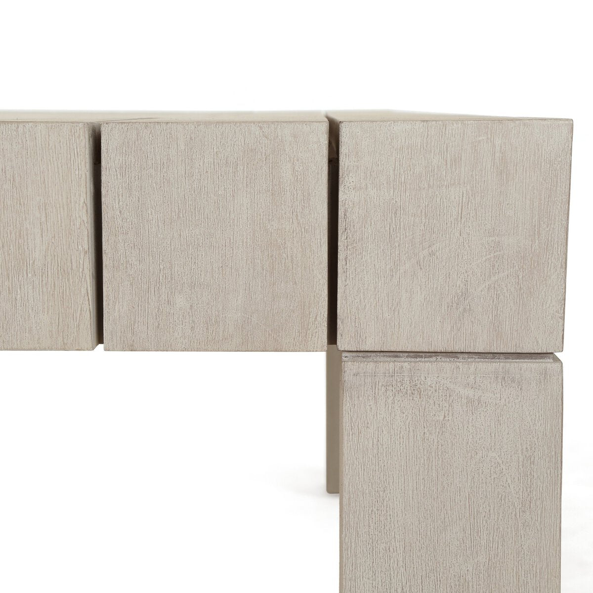 Sonora Outdoor Dining Table Weathered Grey OL
