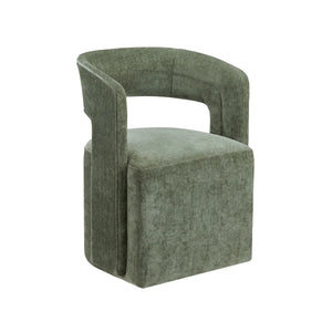 Sloane Green Rolling Dining Chairs - Pair - OL