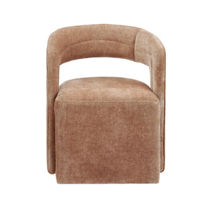 Sloane Blush Rolling Dining Chair - Pair - OL