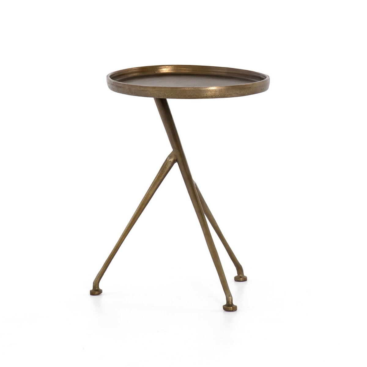 Schmidt Accent Table Raw Antique Brass OL