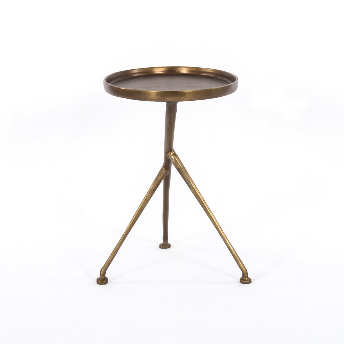 Schmidt Accent Table Raw Antique Brass OL