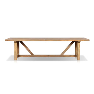Stewart Outdoor Dining Table Reclaimed Natural FSC OL