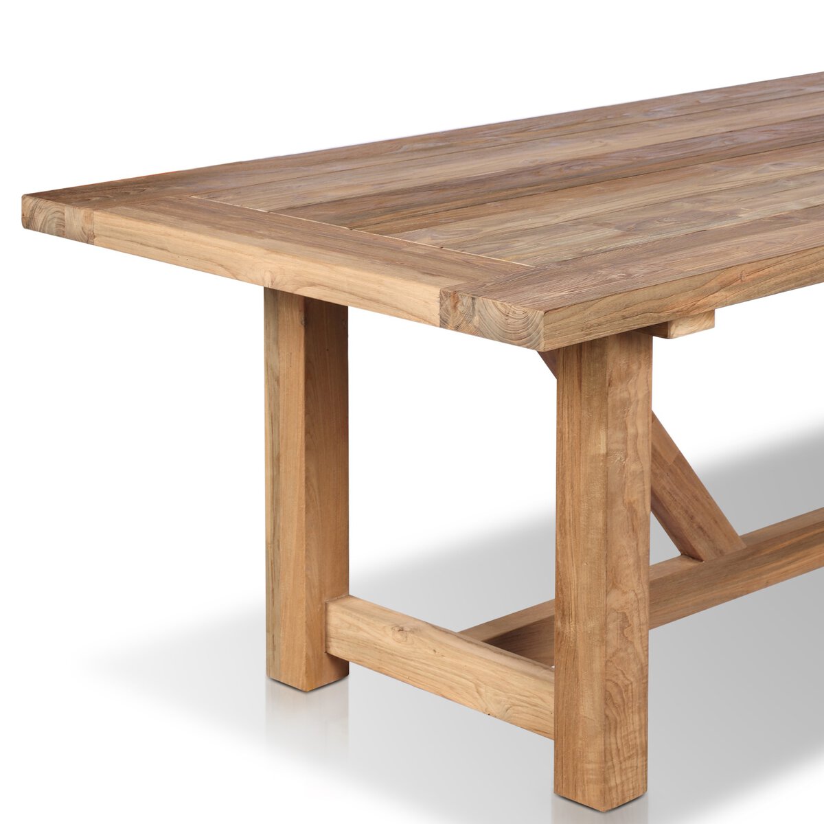 Stewart Outdoor Dining Table Reclaimed Natural FSC OL