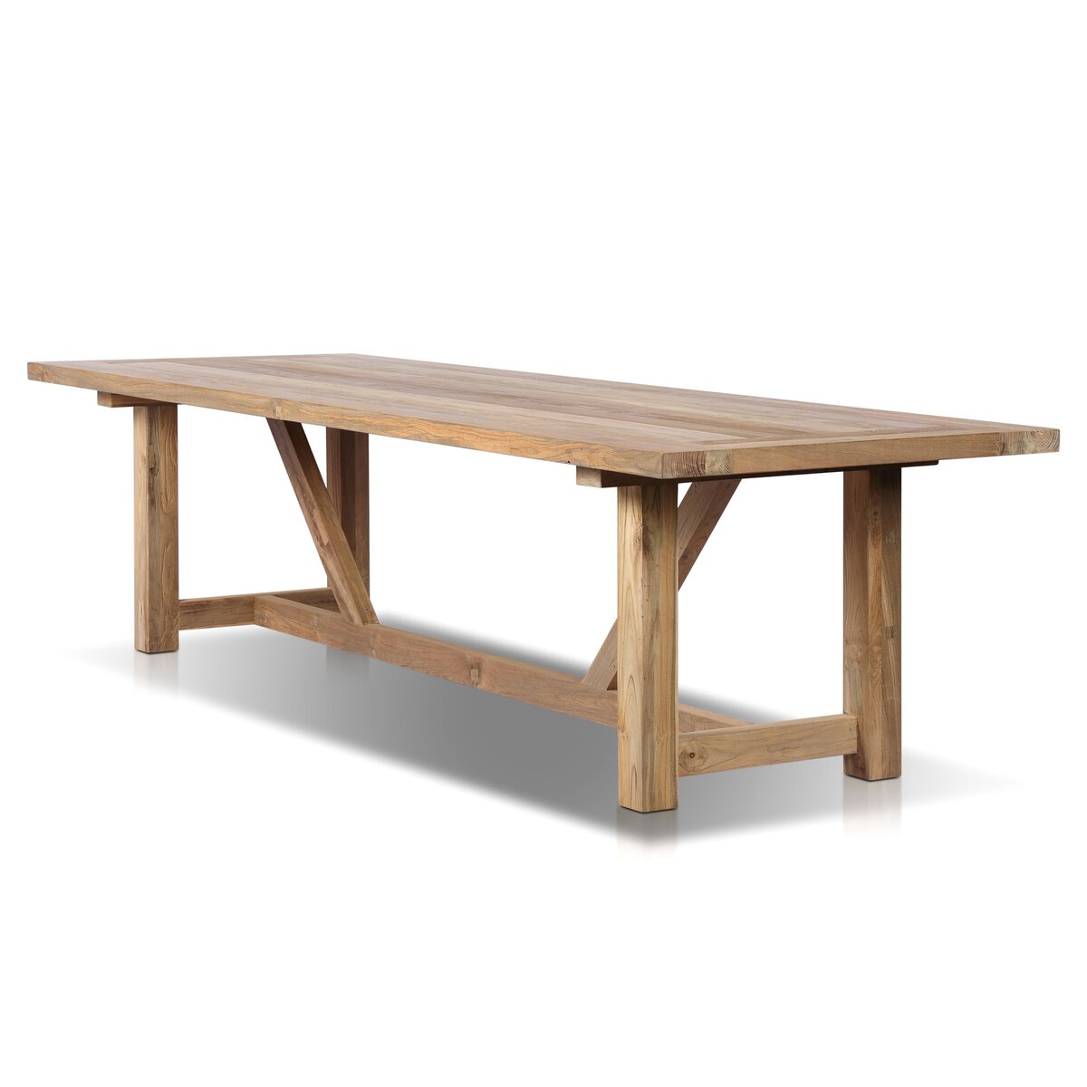 Stewart Outdoor Dining Table Reclaimed Natural FSC OL