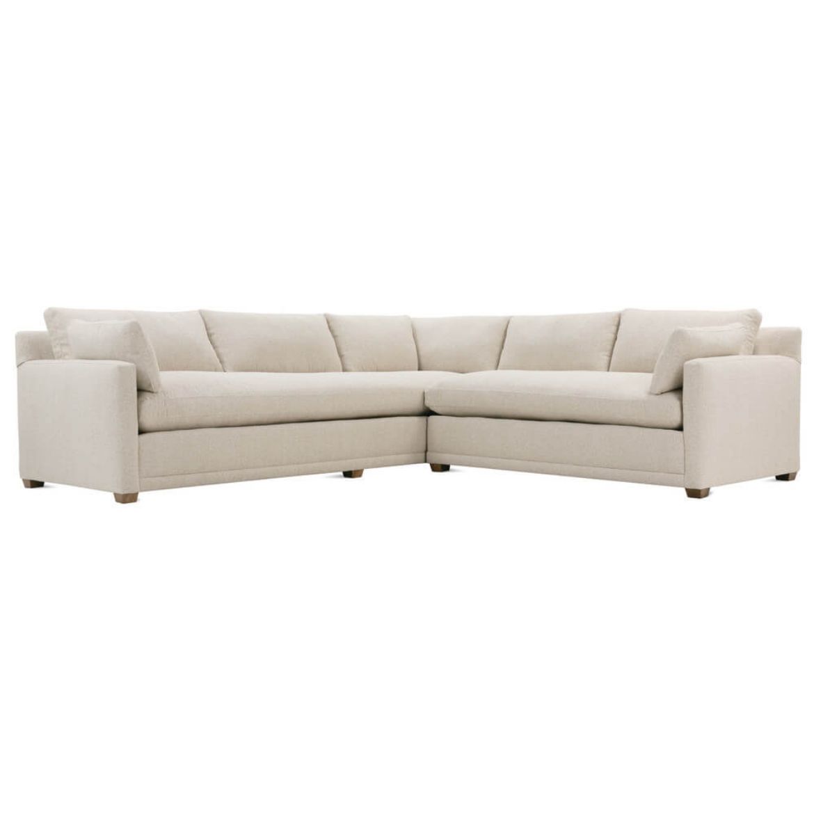 116" x 110" Sylvie Bench Cushion Sectional OL