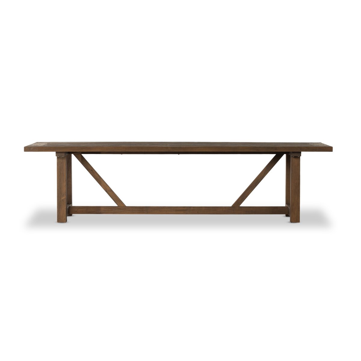 Stewart Outdoor Dining Table Stained Heritage Brown-FSC OL