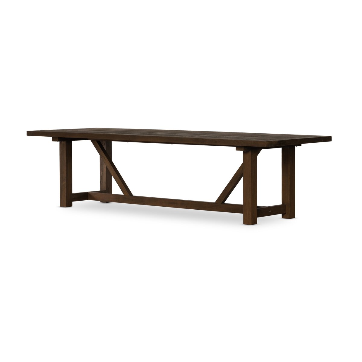 Stewart Outdoor Dining Table Stained Heritage Brown-FSC OL