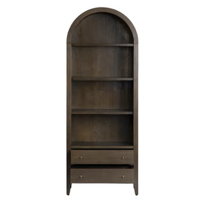 Sutton Arched Bookcase with Drawers - OL