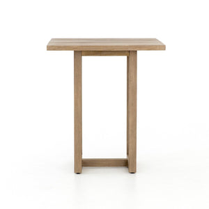 Stapleton Square Outdoor Bar Table Washed Brown-FSC OL