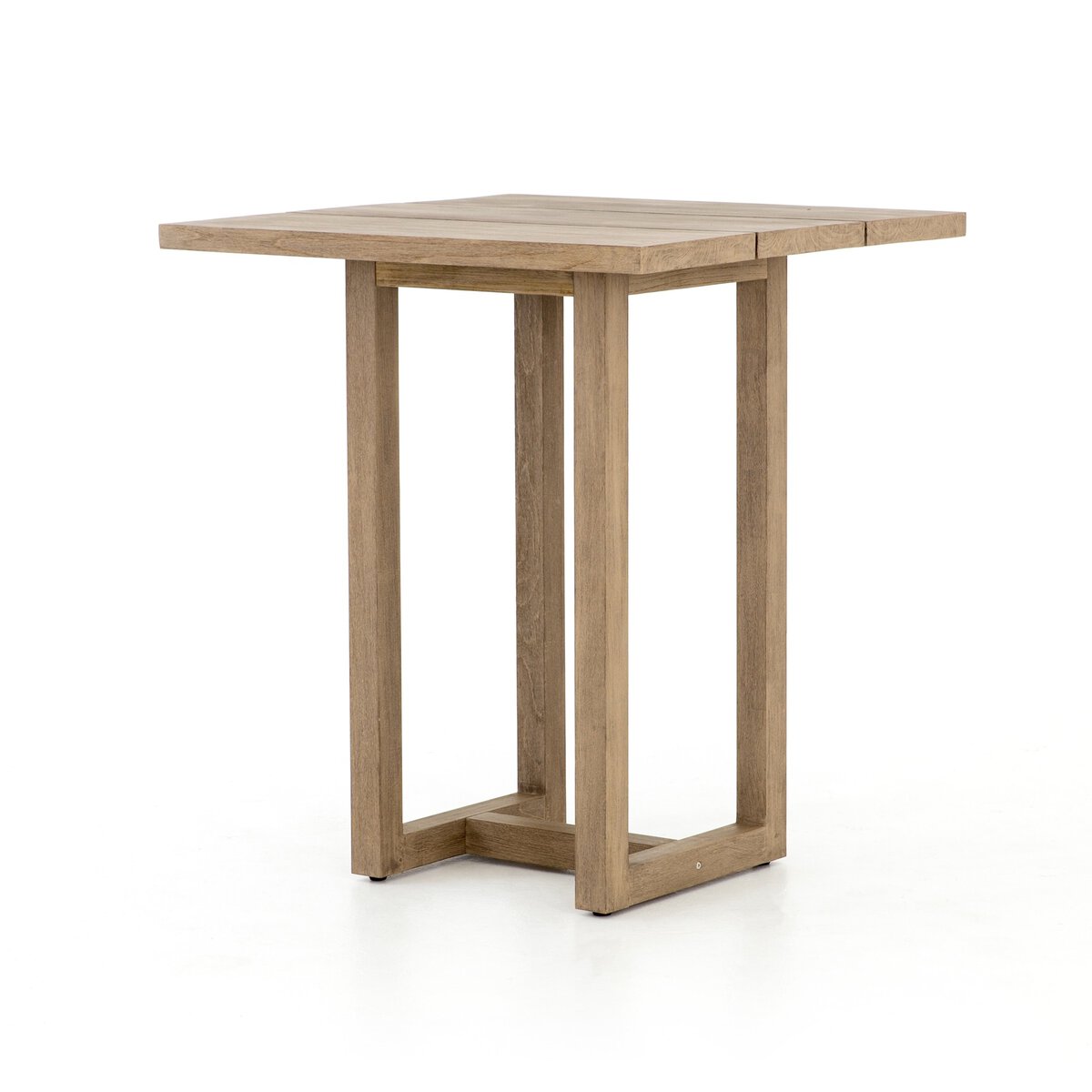 Stapleton Square Outdoor Bar Table Washed Brown-FSC OL