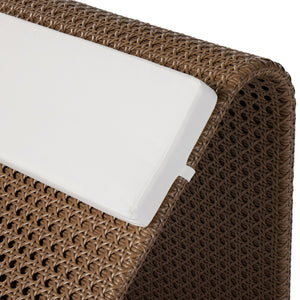 Paige Outdoor Woven Chaise Stinson White  OL