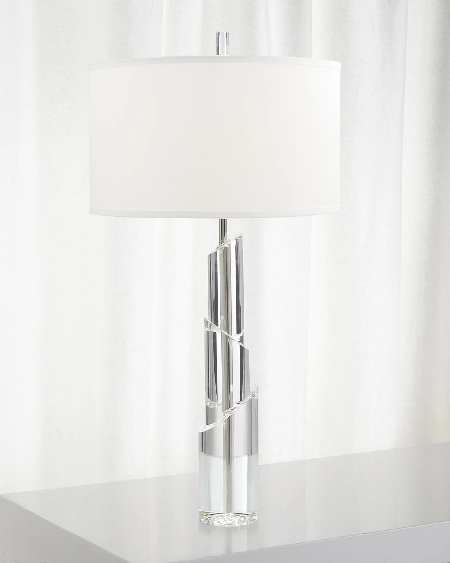 Solid Crystal Table Lamp