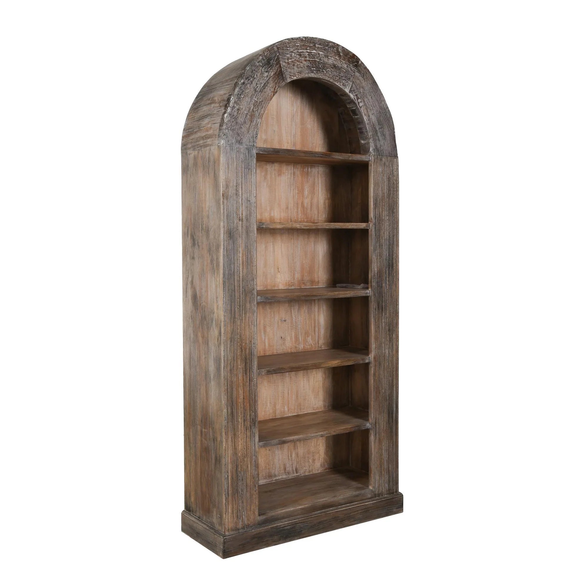82" Tall Arch Bookcase OL