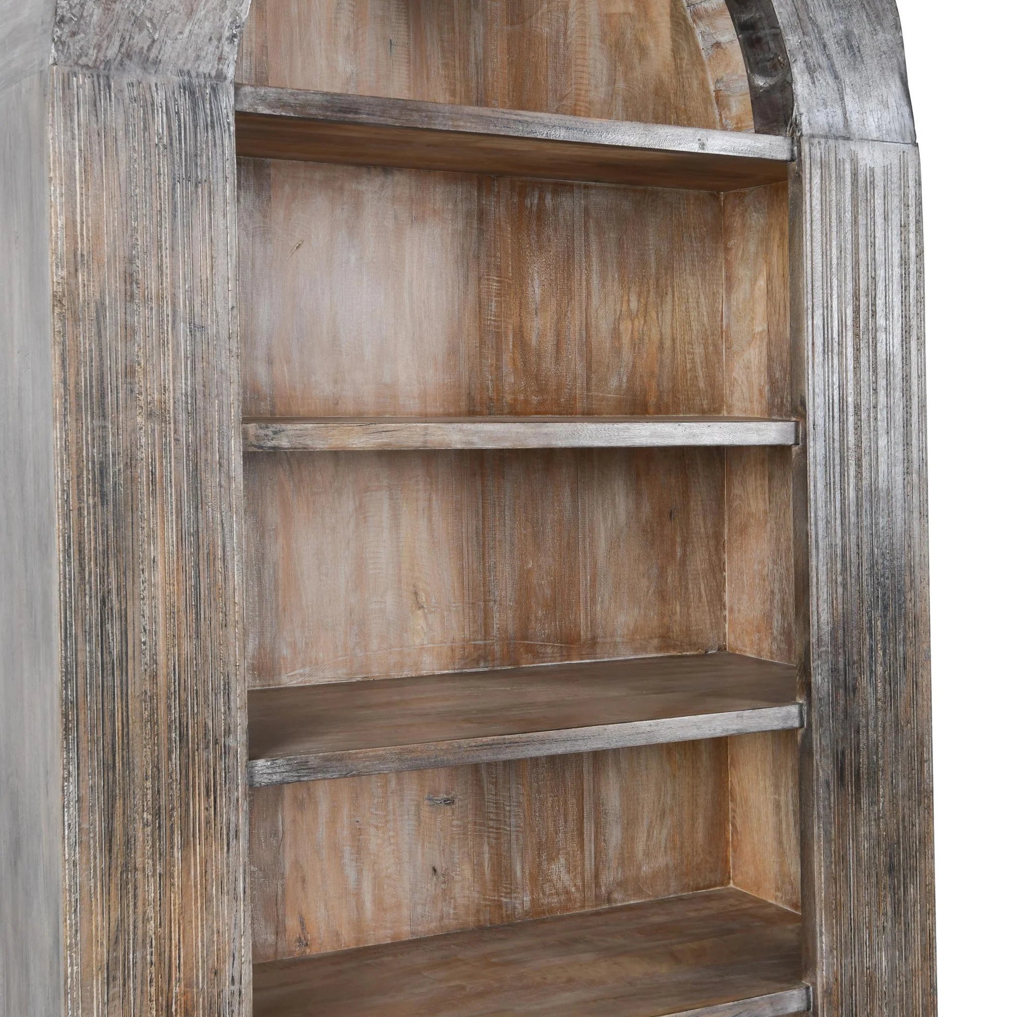82" Tall Arch Bookcase OL