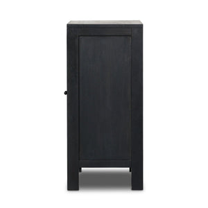 Tilda Bar Cabinet Black Wash Mango OL