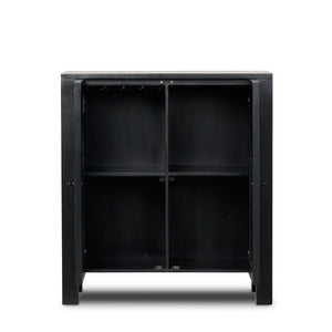 Tilda Bar Cabinet Black Wash Mango OL