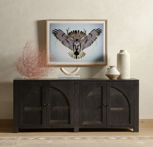 Tilda Sideboard Black Wash Mango OL