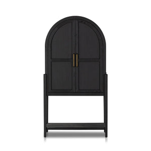 Tolle Bar Cabinet Drifted Matte Black OL