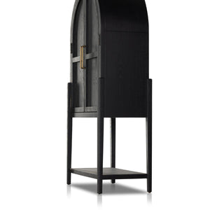 Tolle Bar Cabinet Drifted Matte Black OL