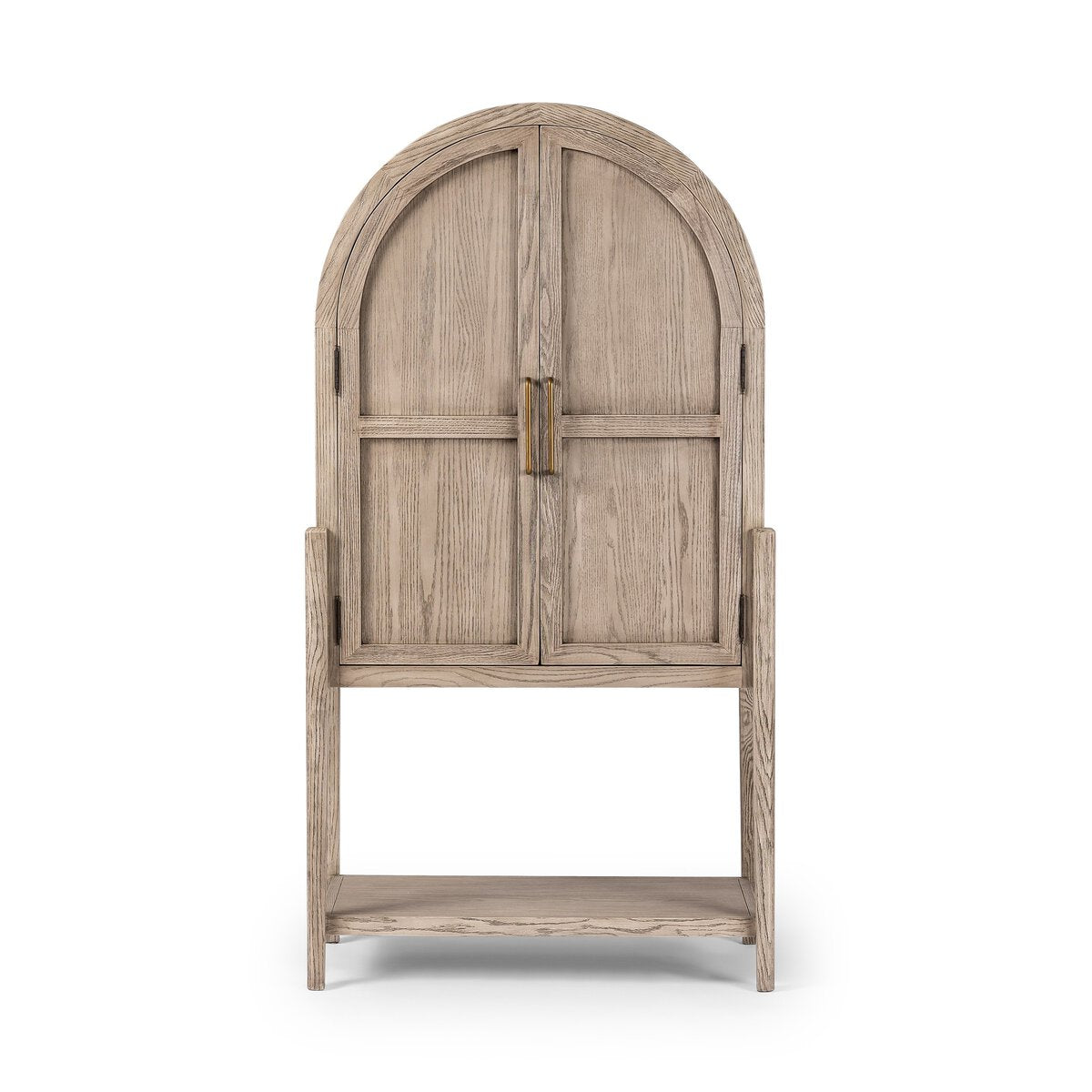 Tolle Bar Cabinet Rustic White Solid OL