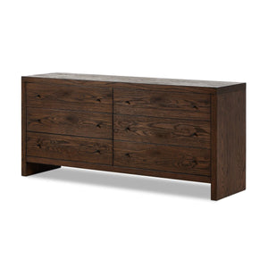 Torrington 6 Drawer Dresser Umber Oak Resawn OL