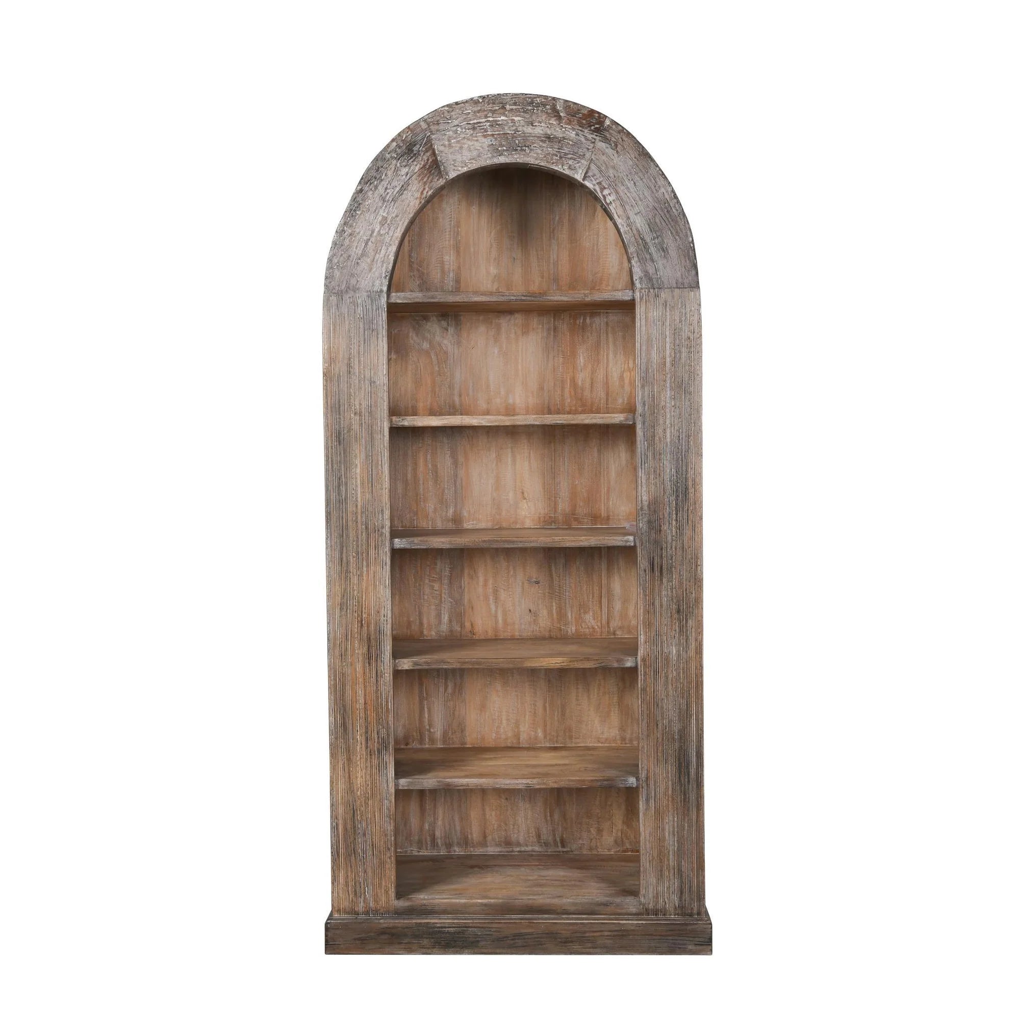 82" Tall Arch Bookcase OL