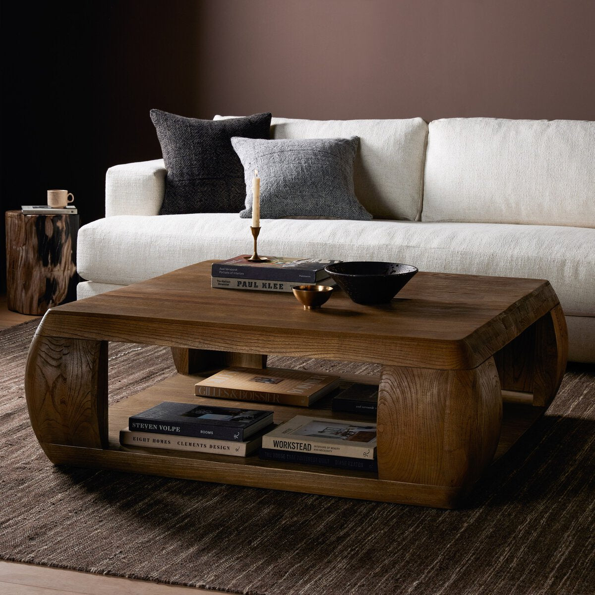 Tessa Coffee Table Dark Drift Veneer OL