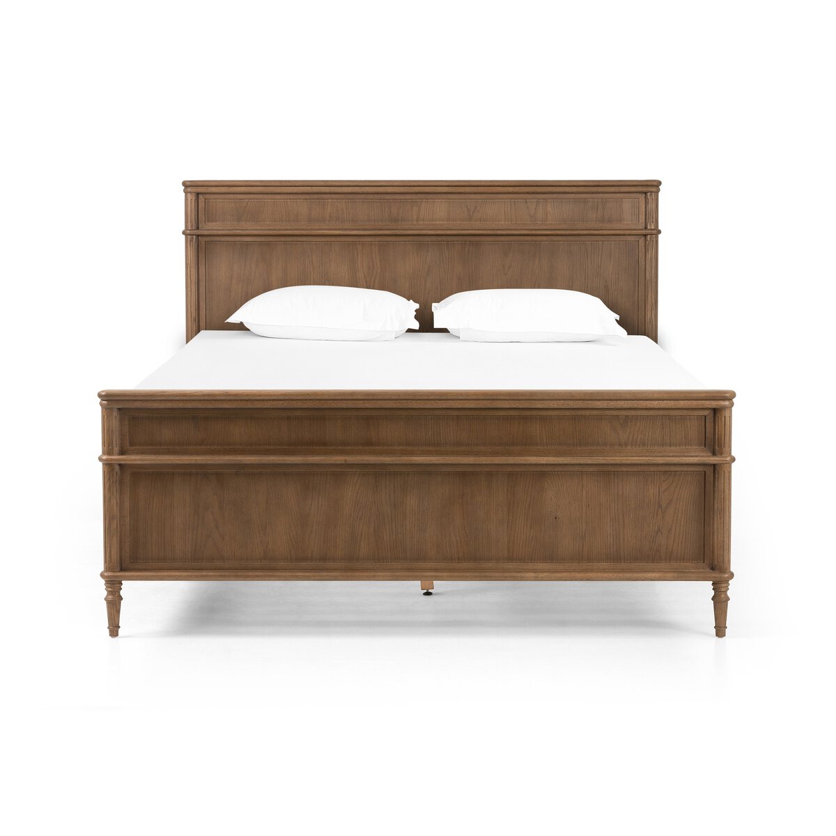 Toulouse Bed Queen Toasted Oak Veneer OL