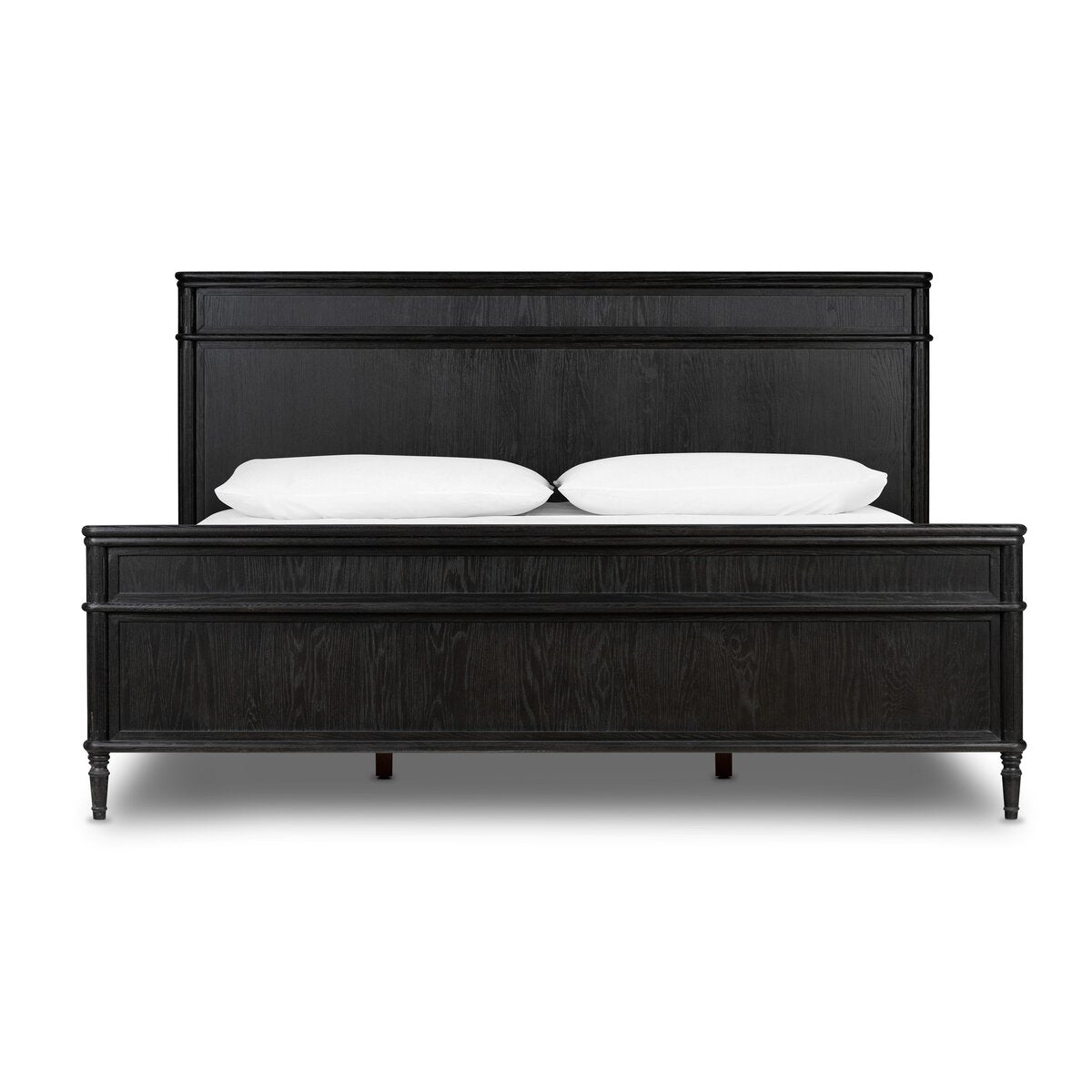 Toulouse Queen Bed Distressed Black - OL