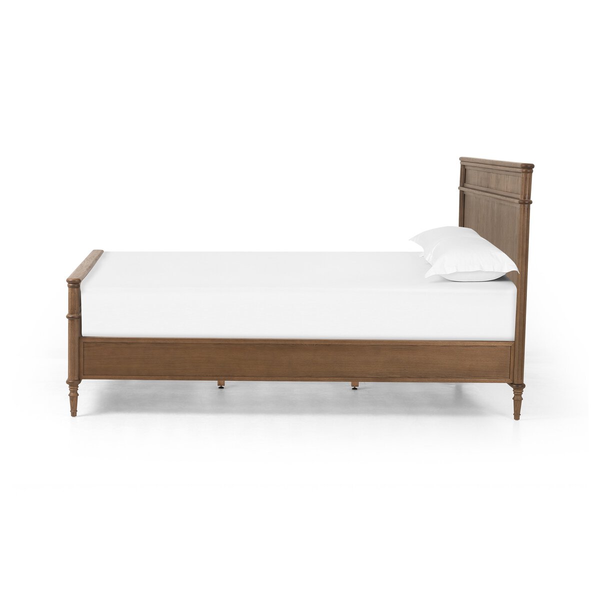 Toulouse Bed Queen Toasted Oak Veneer OL