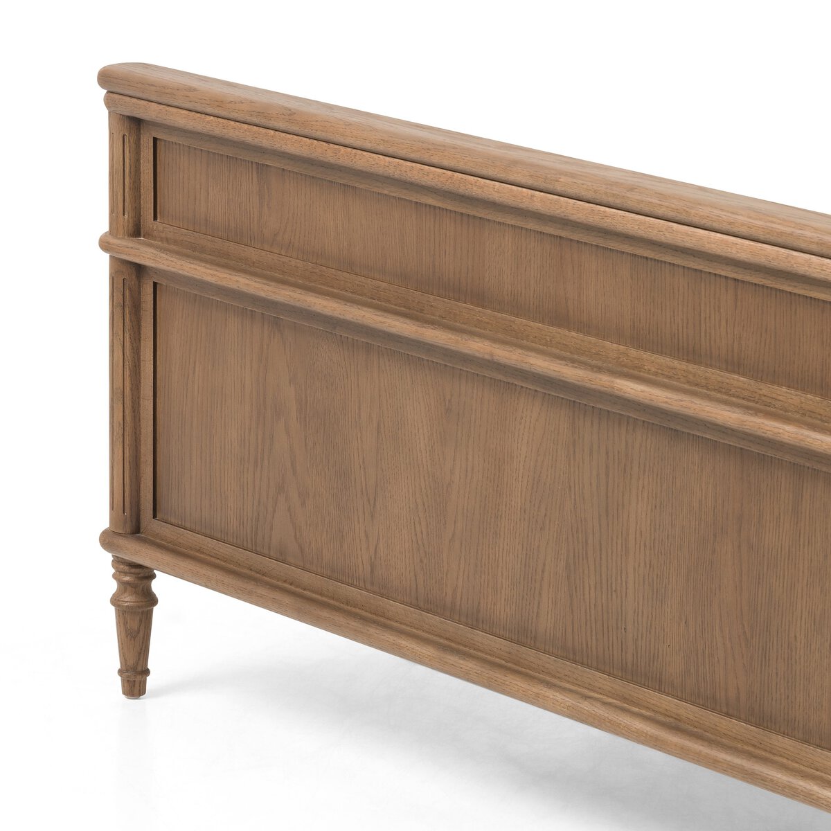 Toulouse Bed Queen Toasted Oak Veneer OL