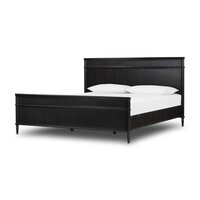 Toulouse Queen Bed Distressed Black - OL