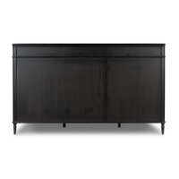 Toulouse Queen Bed Distressed Black - OL