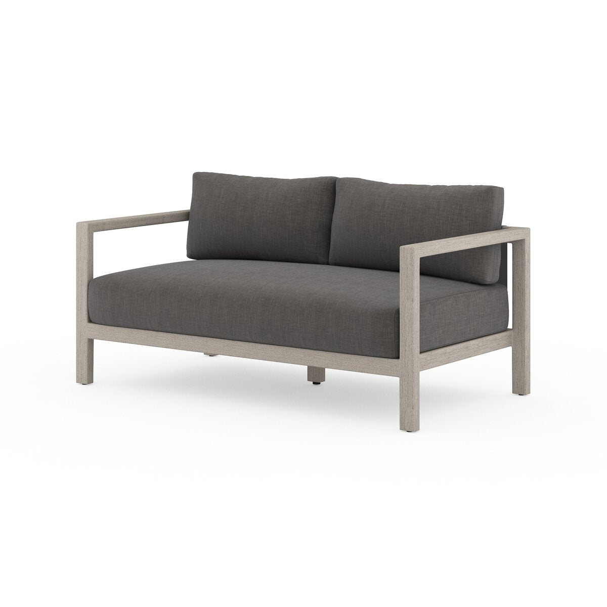 Sonoma Outdoor Loveseat - Weathered Grey Venao Charcoal OL