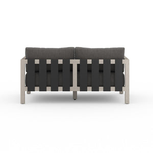 Sonoma Outdoor Loveseat - Weathered Grey Venao Charcoal OL