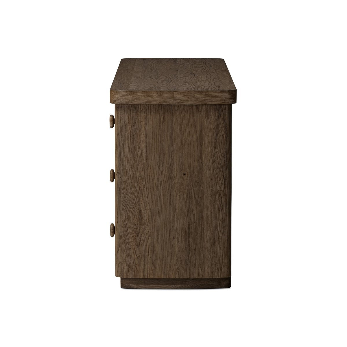 Valen 6 Drawer Dresser Rustic Brown Oak Veneer OL