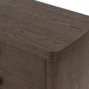 Valen 6 Drawer Dresser Rustic Brown Oak Veneer OL