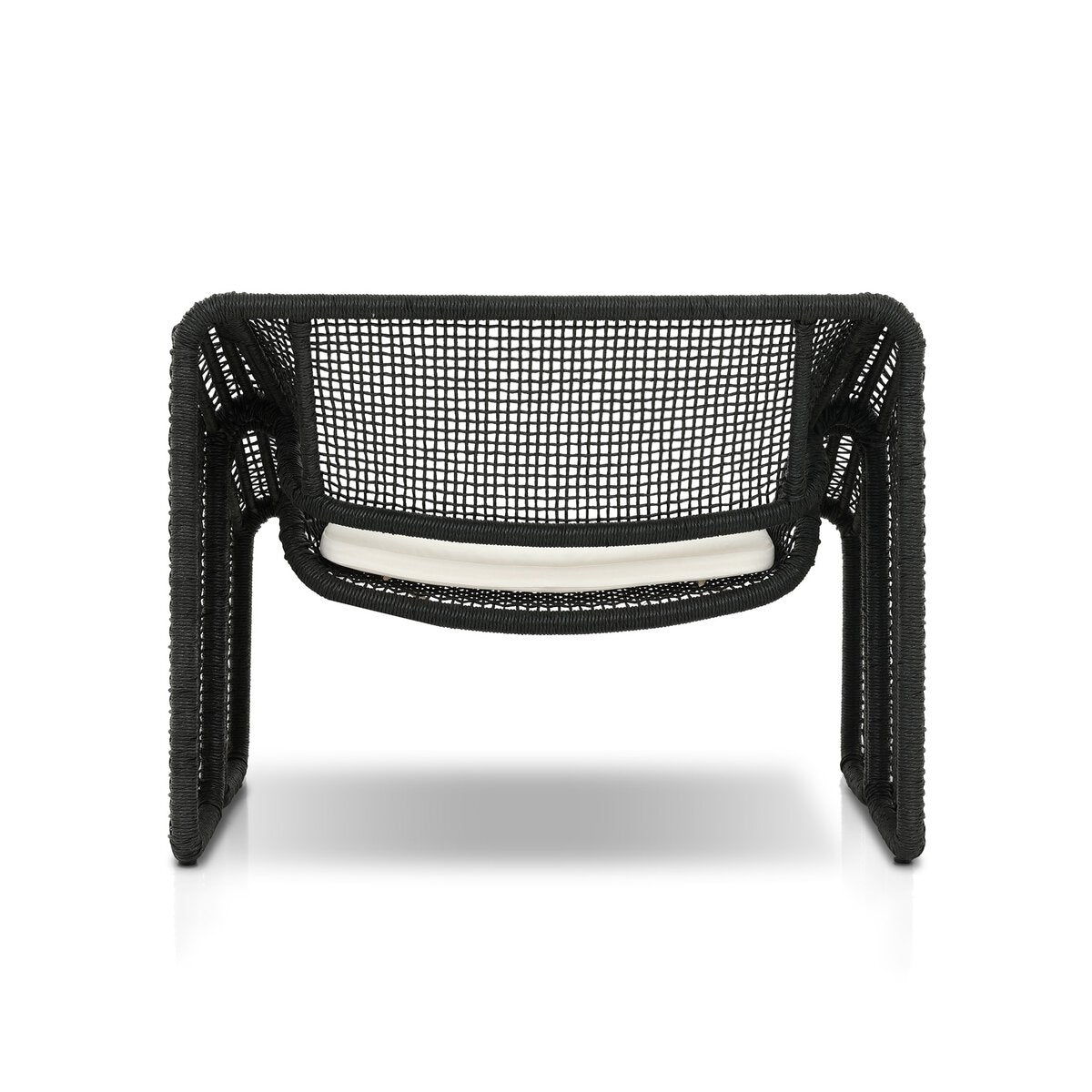 Selma Outdoor Chair Venao Ivory Faux Black Hyacinth OL