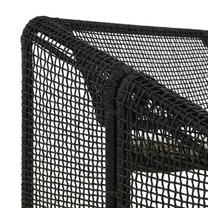 Selma Outdoor Chair Venao Ivory Faux Black Hyacinth OL