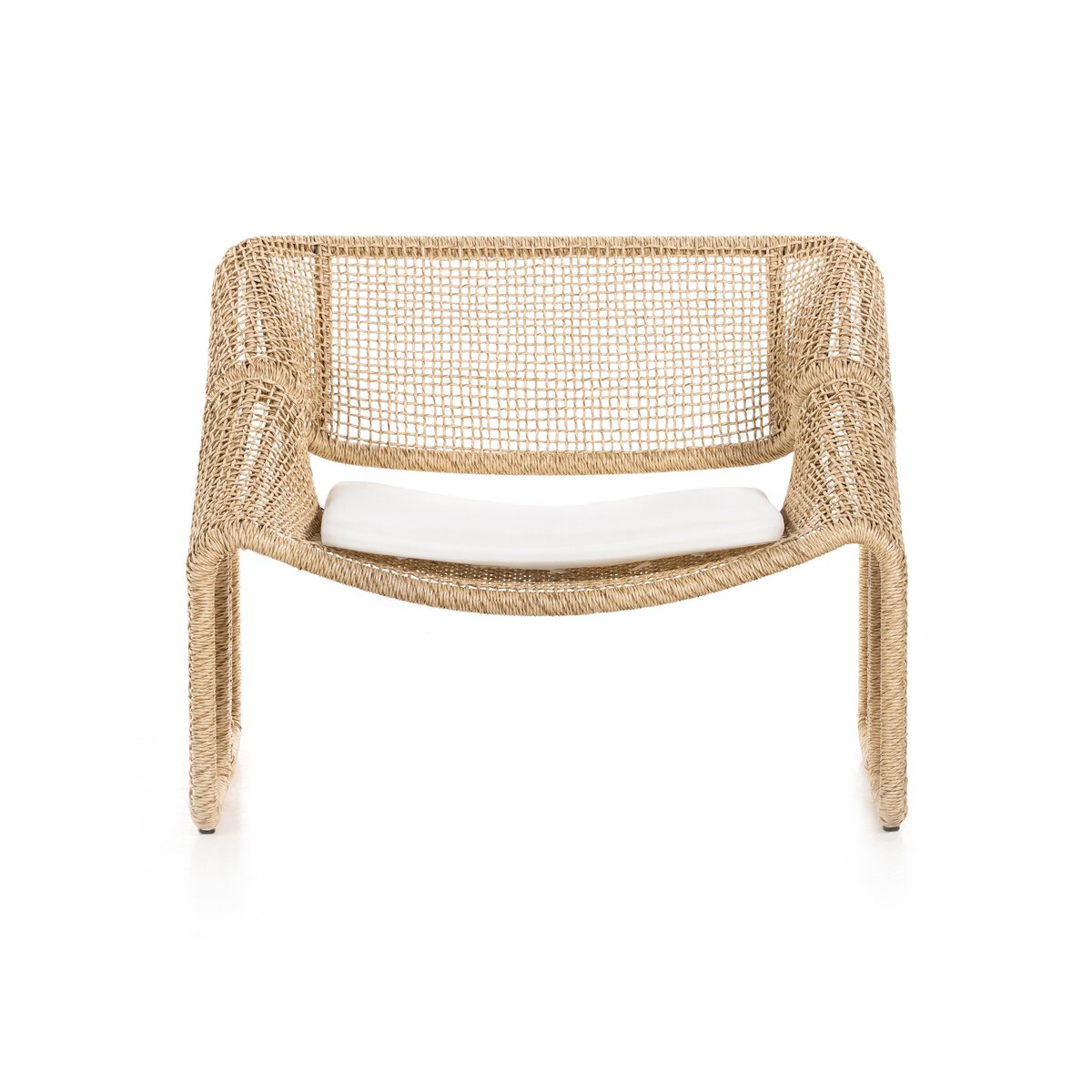 Selma Outdoor Chair Venao Ivory Faux Hyacinth OL