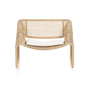 Selma Outdoor Chair Venao Ivory Faux Hyacinth OL